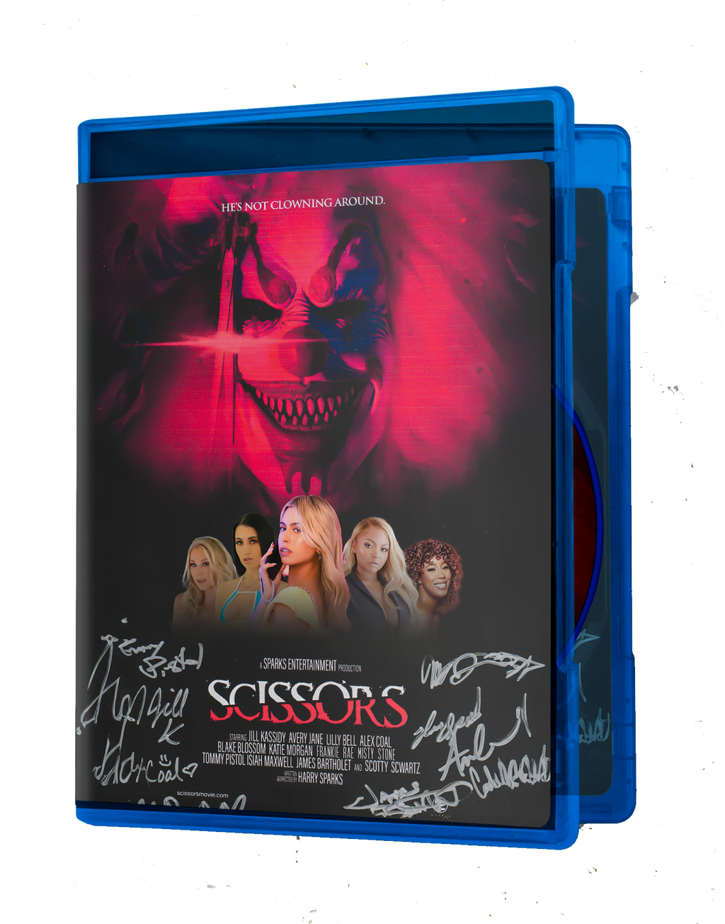 Scissors – Cast & Crew Signed Blu-ray + Signed Novel Bundle (Limited Edition)