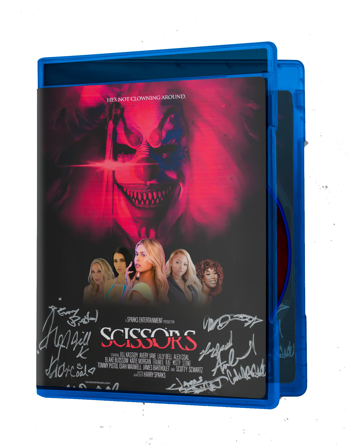 Scissors – Cast & Crew Signed Blu-ray + Signed Novel Bundle (Limited Edition)