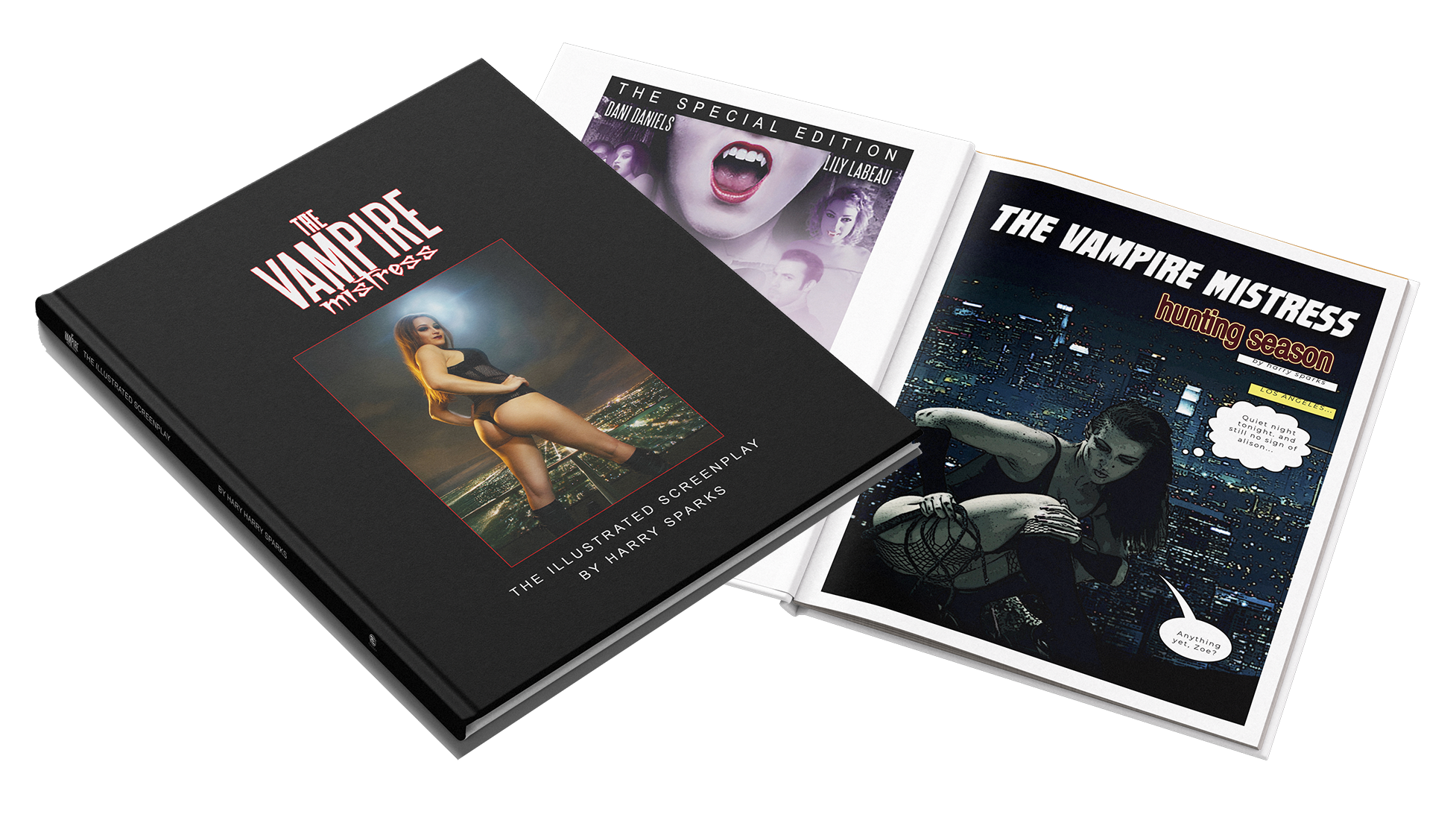 The Vampire Mistress: The Illustrated Screenplay – Hand-Signed Collector's Edition (Hardcover)